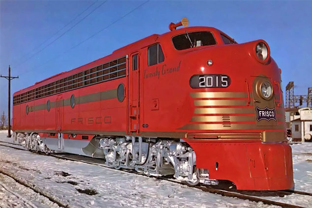 Frisco No. 2015 Twenty Grand EMD E8A circa 1950